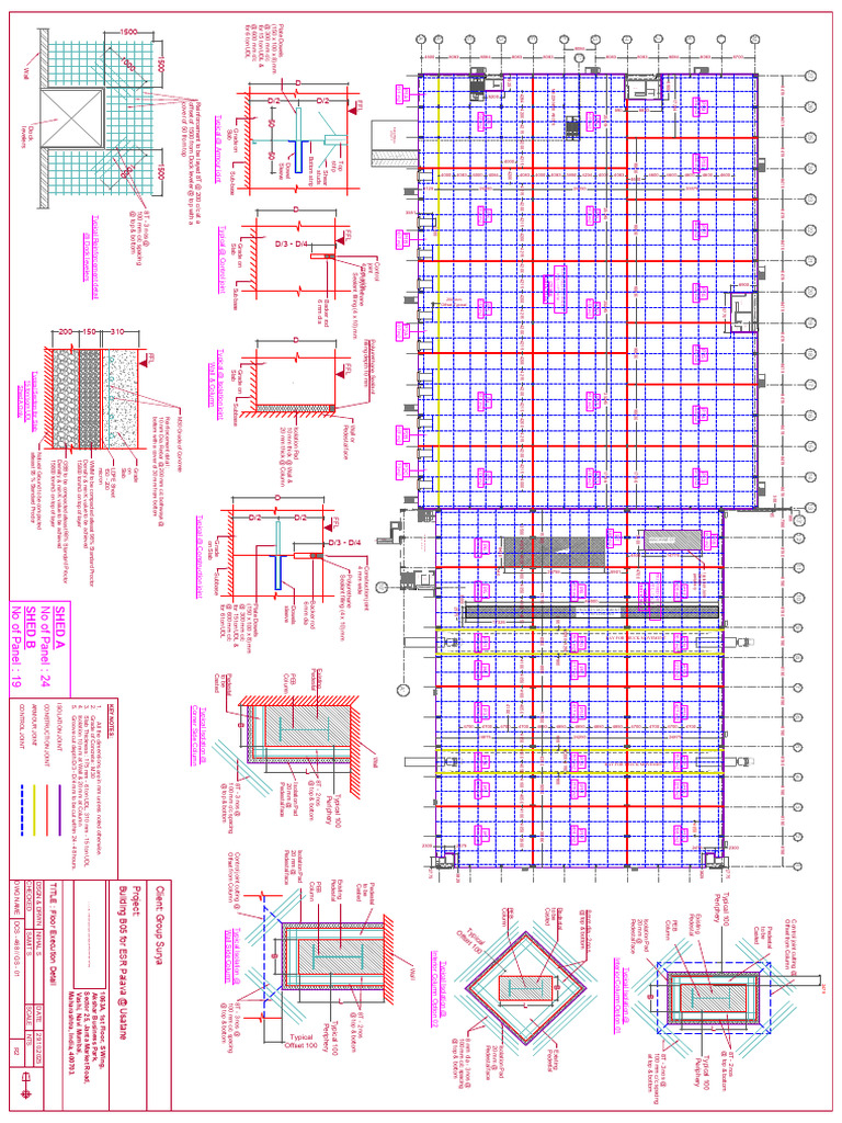 Floor Execution Details for Building B05 | PDF