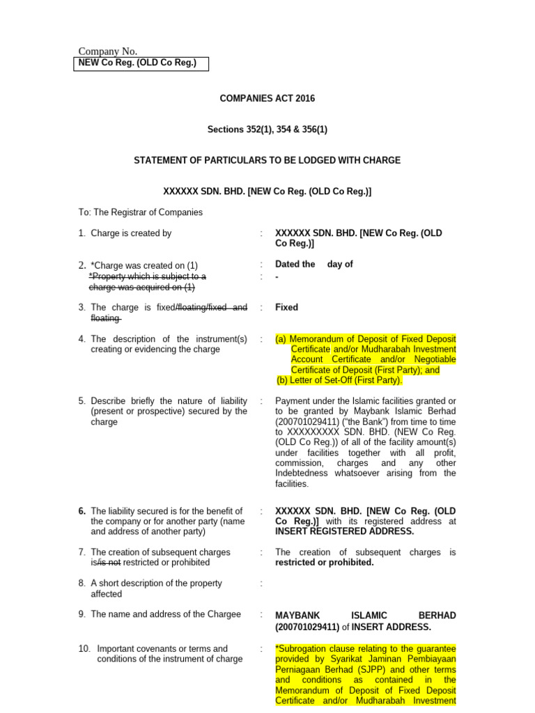 FORM 34 - Oct 2023 (Template For SJPP Guarantee) (Clean) | PDF