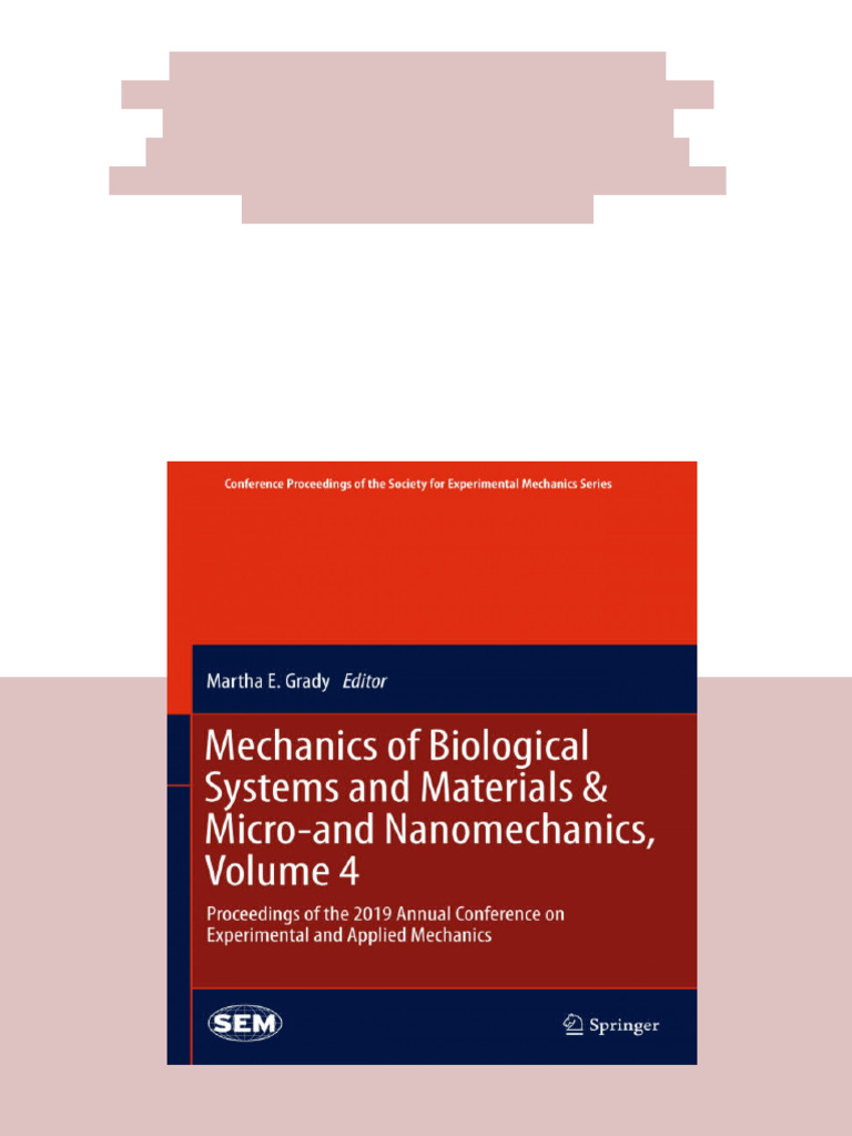 (Ebook) Mechanics of Biological Systems and Materials & Micro-and ...