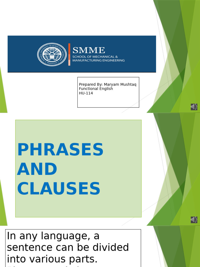 Understanding Phrases and Clauses | PDF | Clause | Phrase