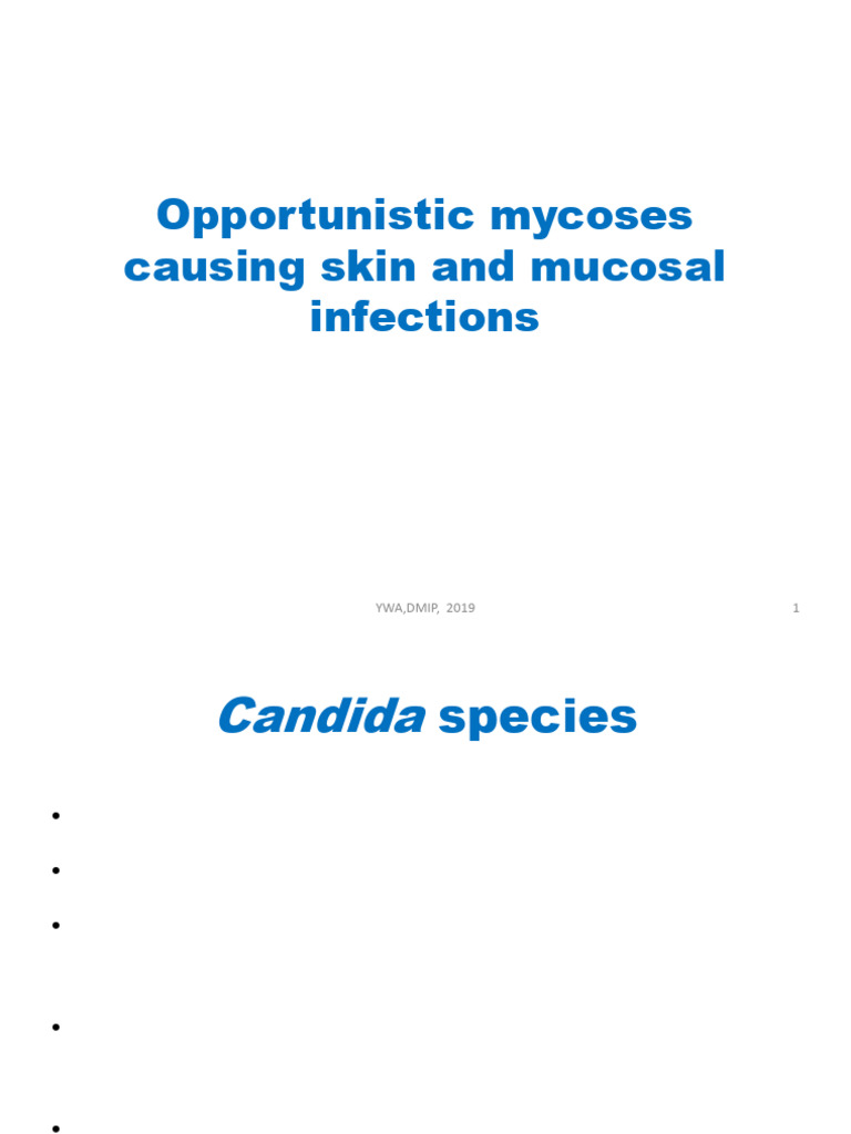 Opportunistic Mycoses: Candida & Zygomycosis | PDF | Candidiasis ...