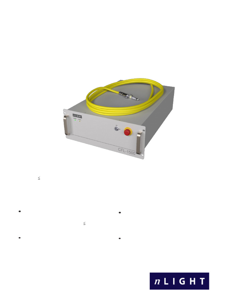 High-Power Rackmount Fiber Lasers | PDF | Laser | Optical Fiber