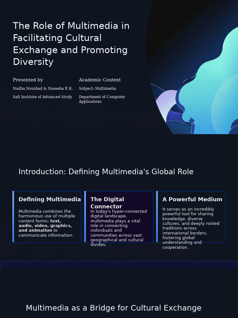 Multimedia | PDF | Multimedia | Communication
