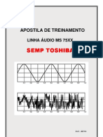Guia de treinamento para amplificador de áudio digital SEMP TOSHIBA MS75XX