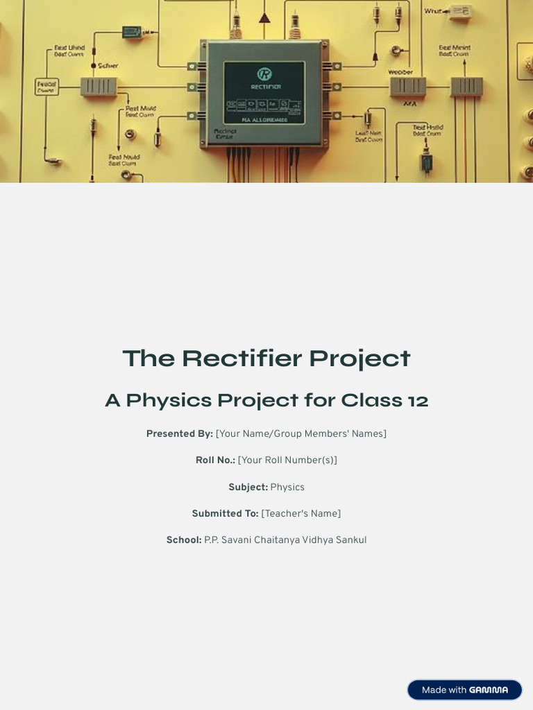 Understanding Rectifiers in Electronics | PDF | Rectifier | Direct Current