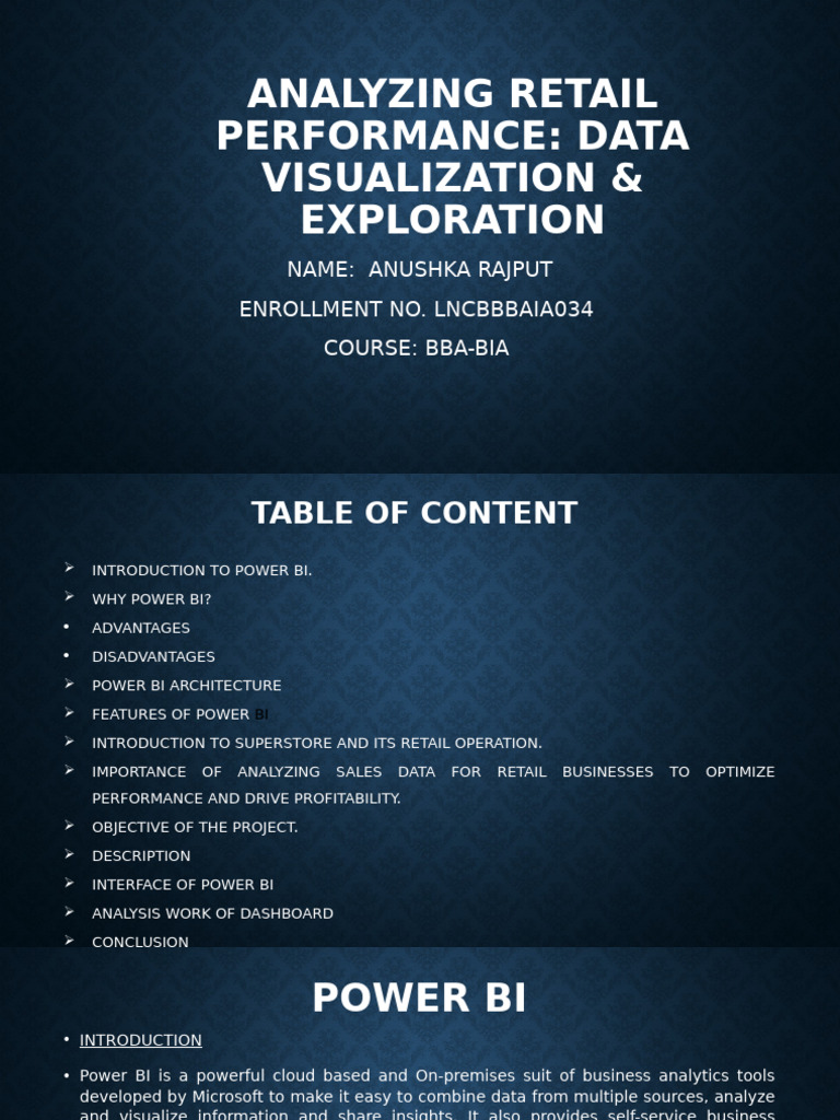 Retail Performance Analysis with Power BI | PDF | Business Intelligence ...