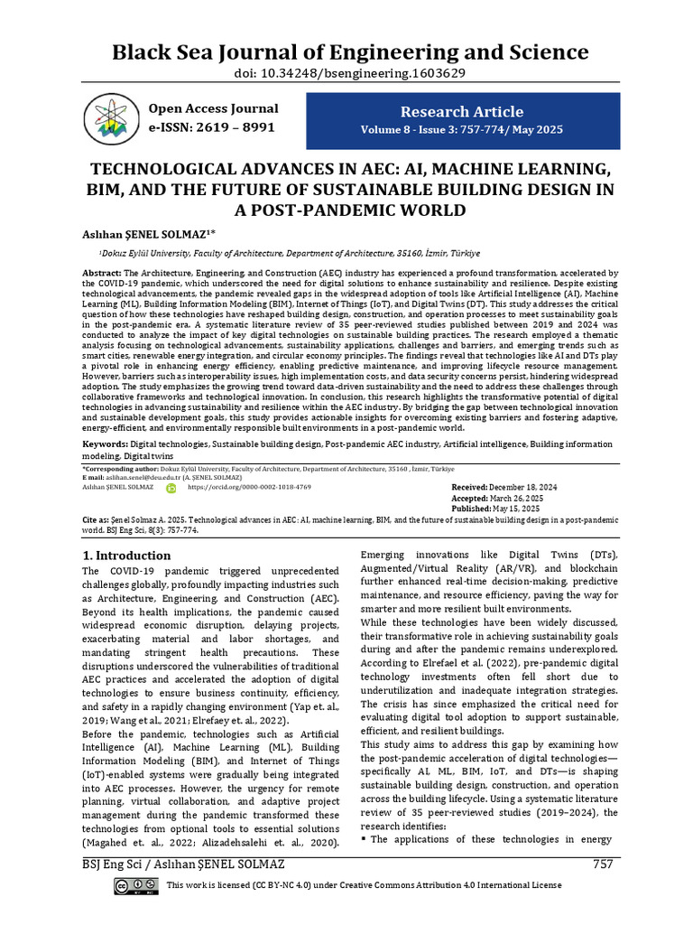 Technological Advances in Aec - Ai, Machine Learning | PDF | Internet ...