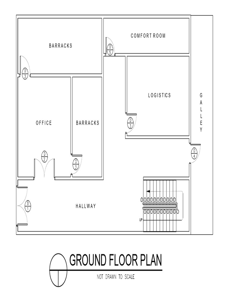 Ground Floor Plan of Barracks | PDF