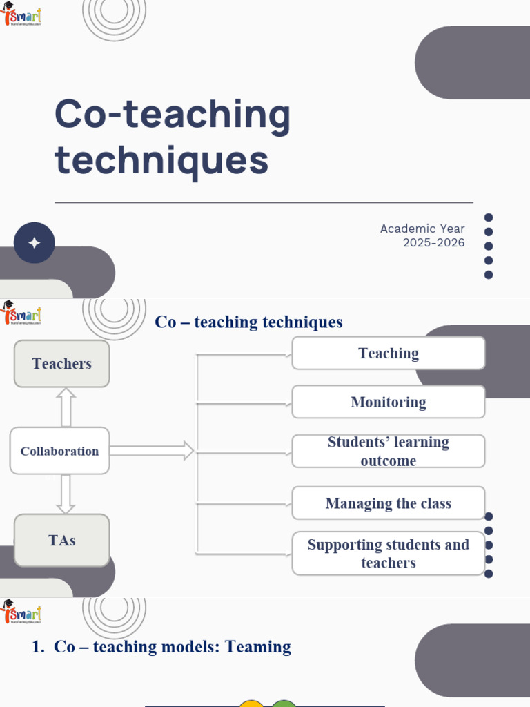 Co-Teaching Techniques for Educators | PDF | Cognitive Science ...