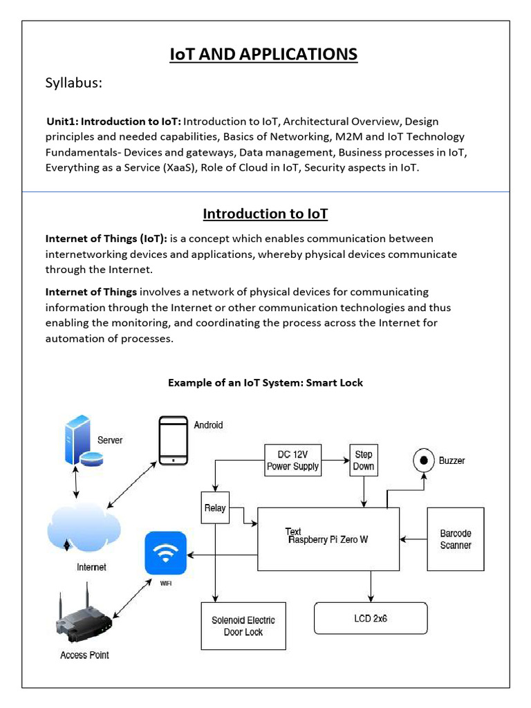IoT Systems: Architecture and Principles | PDF | Internet Of Things ...