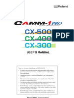 CX-500+400+300 - Users Manual