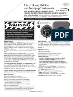 Installation Instructions - 4.5" Murphy LevelGauge