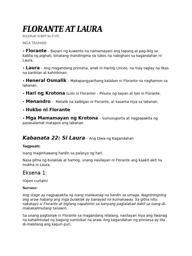Florante at Laura | PDF