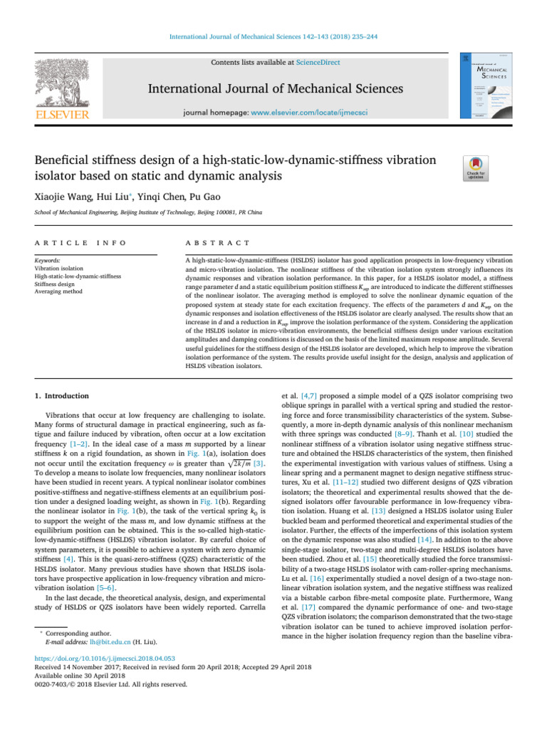 1 s2.0 S002074031733223X Main | PDF | Oscillation | Nonlinear System