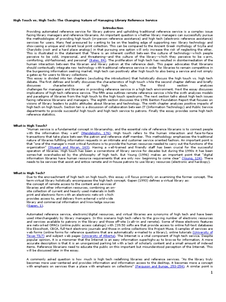 Managing User Centred Libraries And Information Services