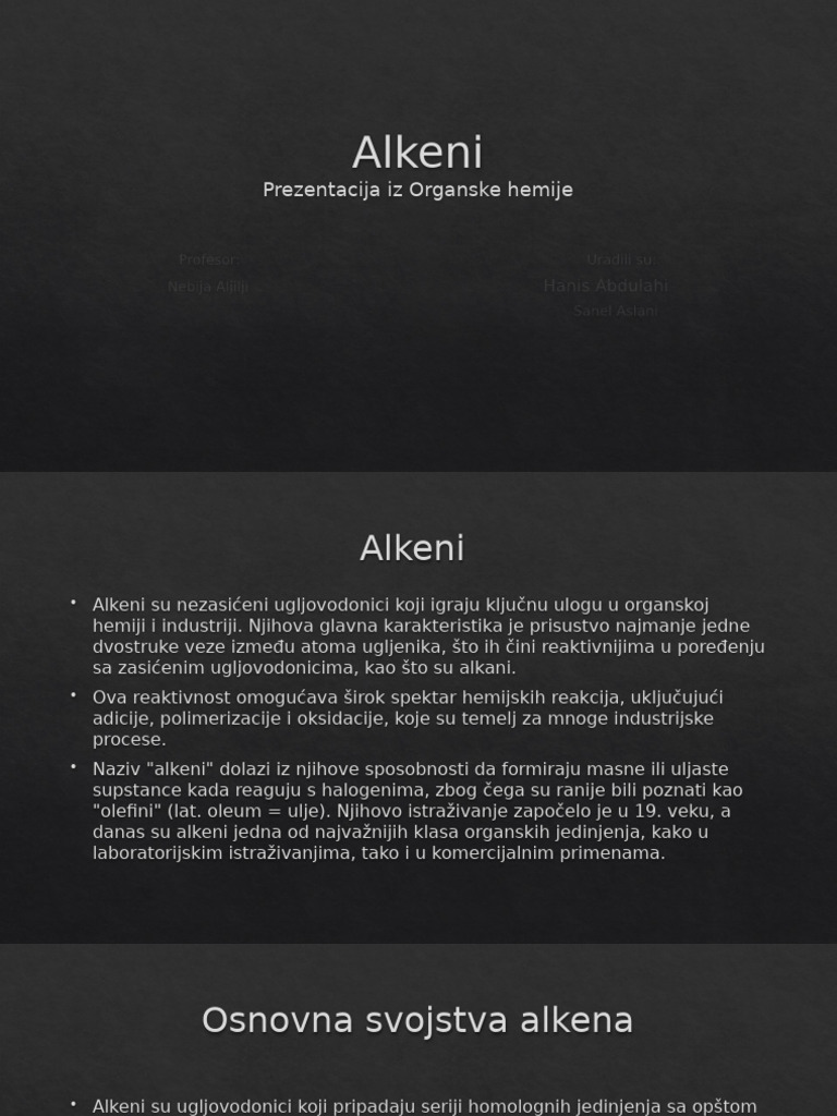 Alkeni | PDF