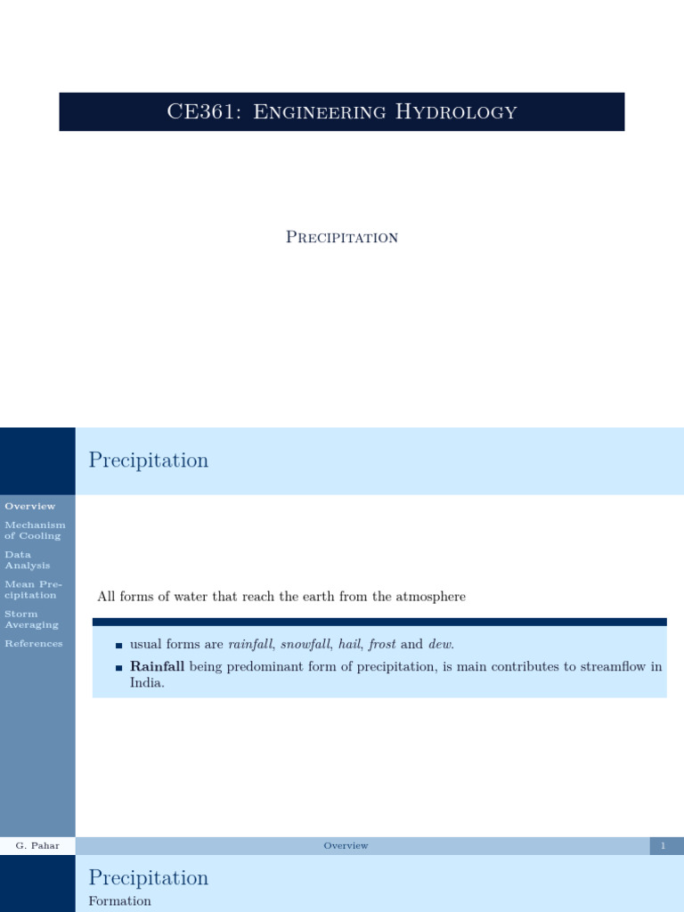 Precipitation | PDF | Precipitation | Rain