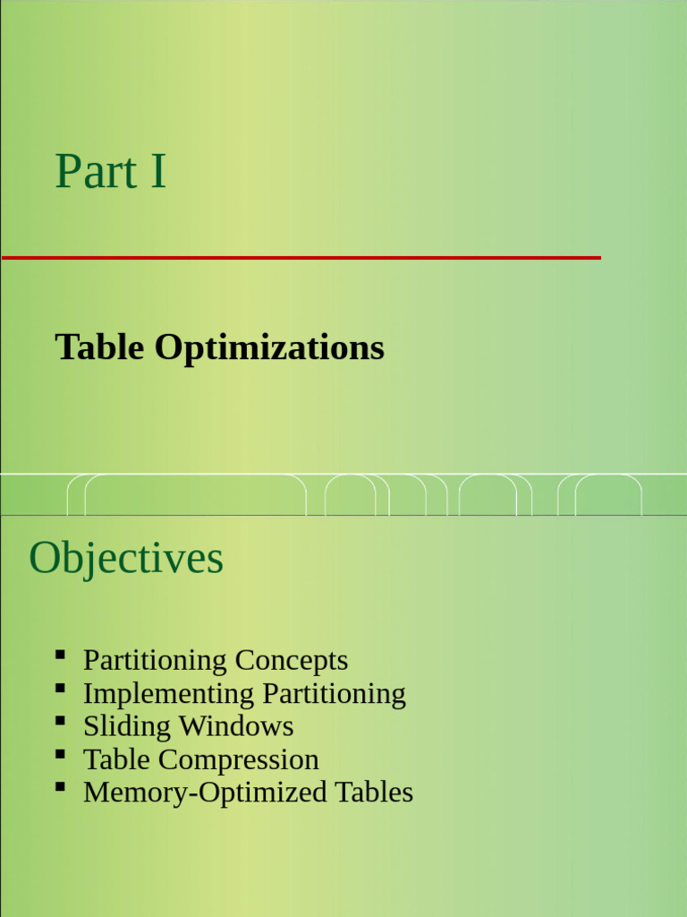 SQL Table Partitioning and Compression Guide | PDF | Database Index ...