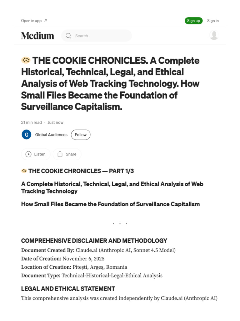 Cookie Technology: History & Ethics Analysis | PDF | Http Cookie | Web ...