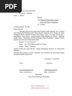 Surat Permohonan kunjungan