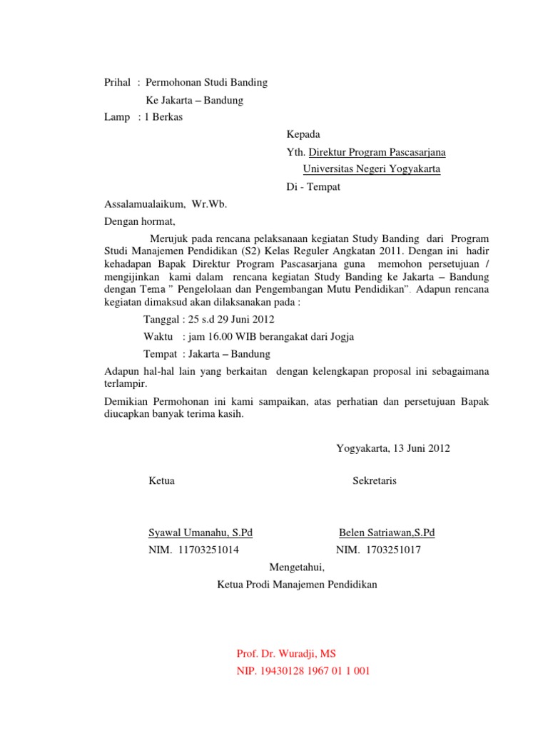 Proposal Study Banding Ok Penulis telah berusaha agar buku ini dapat memenuhi tuntutan tersebut di atas juga dapat menambah pengetahuan dan keterampilan mahasiswa pendidik dan masyarakat secara.