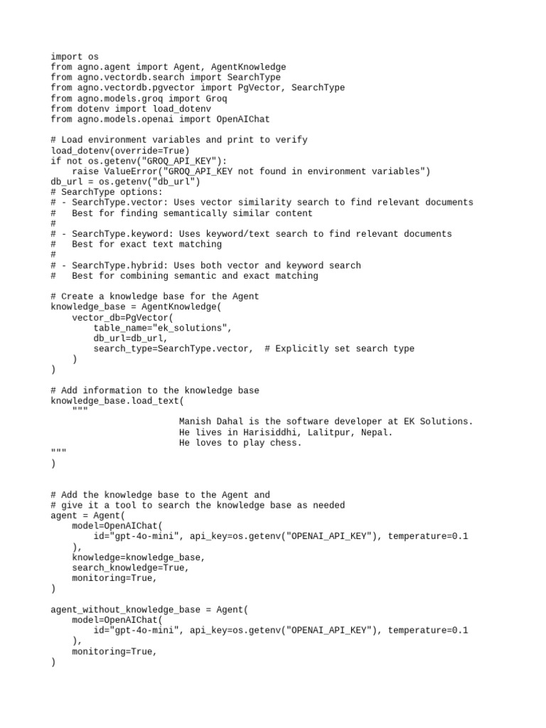 Agent Knowledge Base Setup Guide | PDF