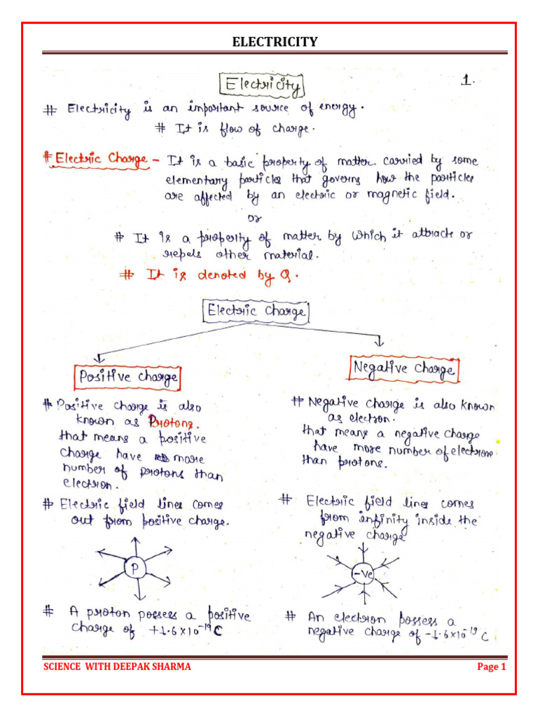Electricity PDF | PDF