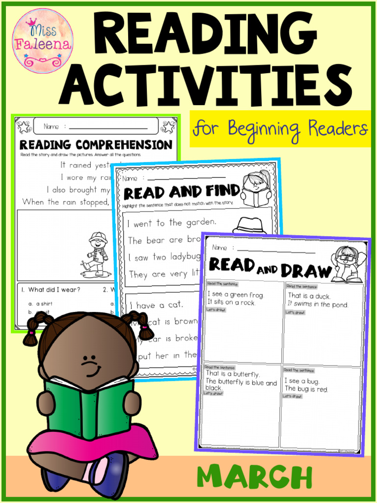 07 - March Reading Activities For Beginning Readers | PDF