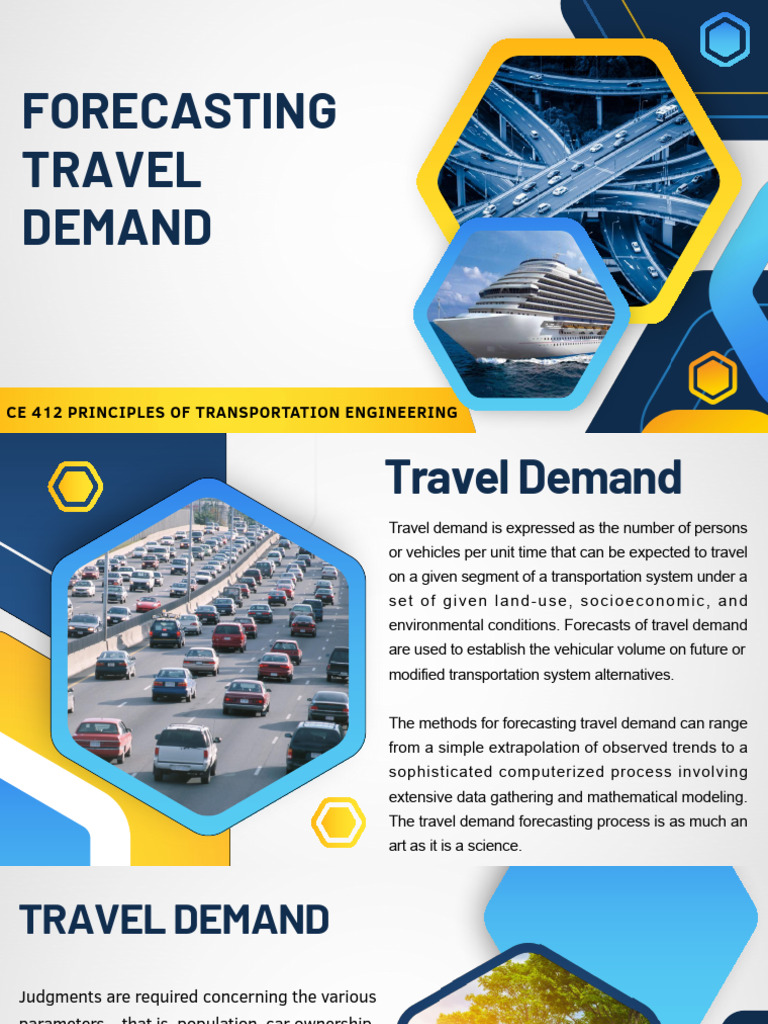 Travel Demand Forecasting Methods | PDF | Forecasting