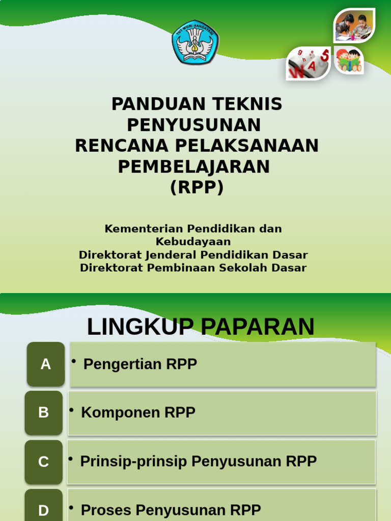 Panduan Teknis Penyusunan RPP-Final | PDF