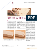 Sanding Tips