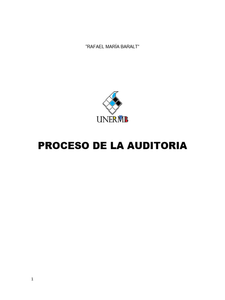 Proceso de Auditoría y Control Interno | PDF | Auditoría | Planificación