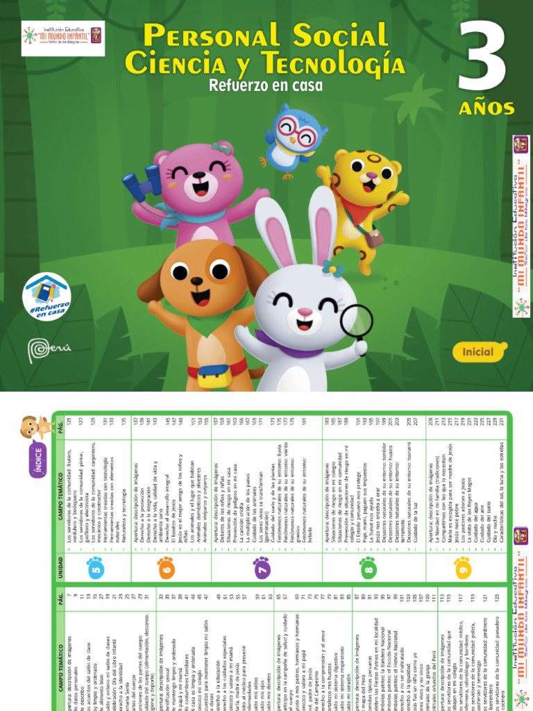 Actividades Educativas para Niños de 3 Años | PDF