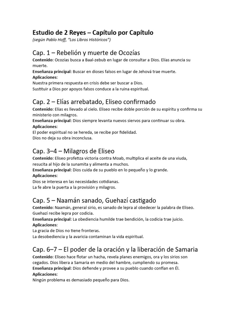Eliseo y su ministerio entre los sirios | PDF | Elijah | Pecado