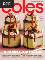 Coles November 2025: Festive Recipes | PDF | Desserts