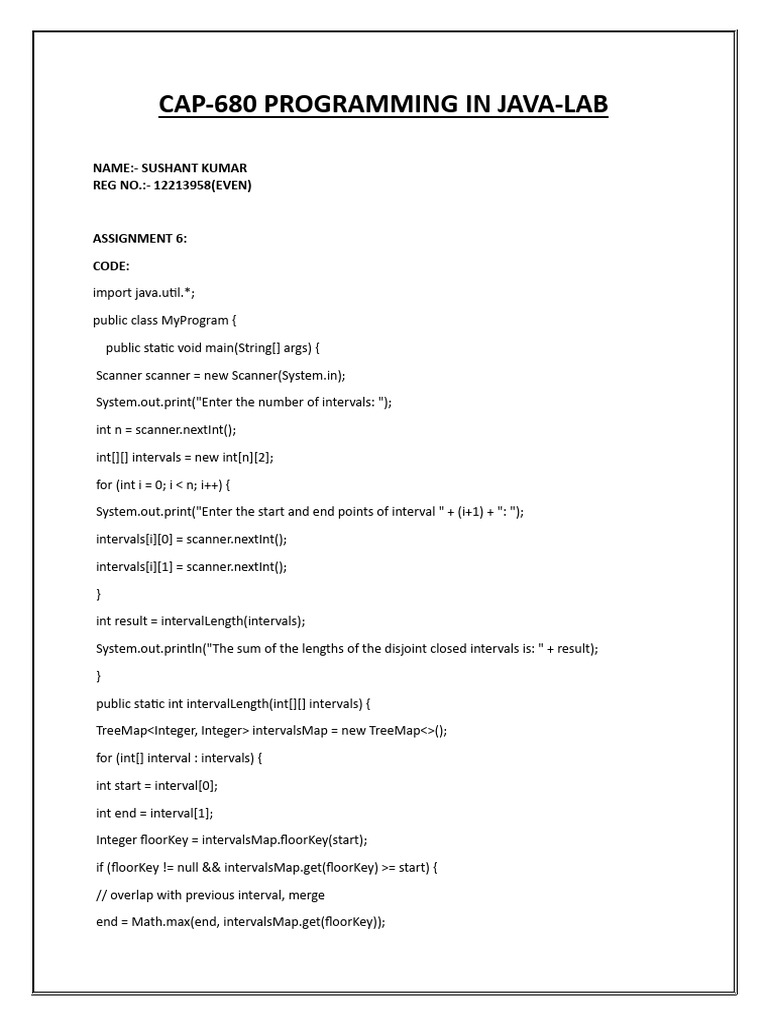 Sushantkumar 6 10 | PDF | Computer Programming | Software Engineering