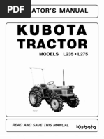 Download Kubota L235-L275 Operators Manual by Jeremy Conaway SN94557148 doc pdf