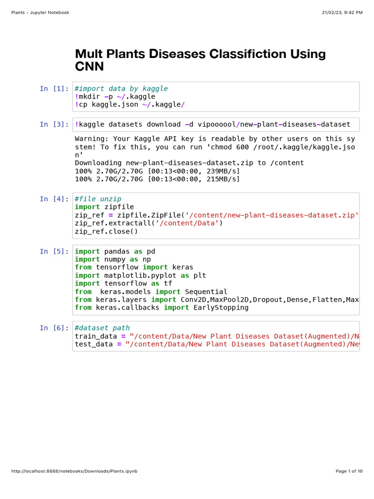 CNN Plant Disease Classification | PDF | Artificial Intelligence ...