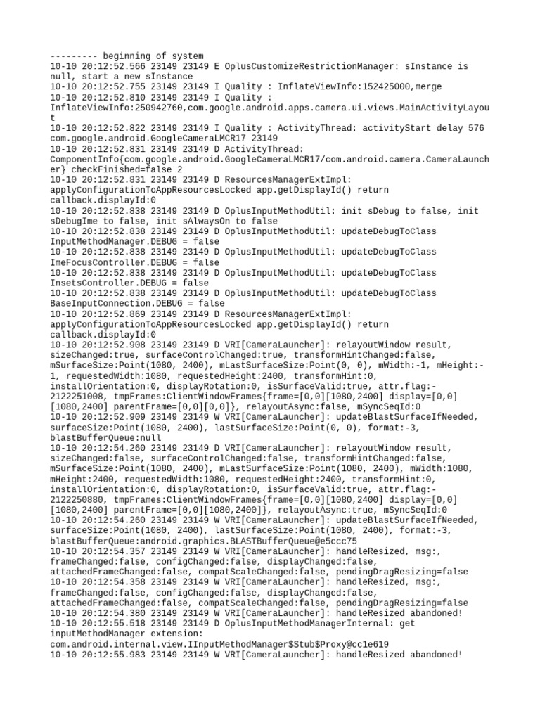 Log Cat 1760107394417 | PDF | System Software | Computing