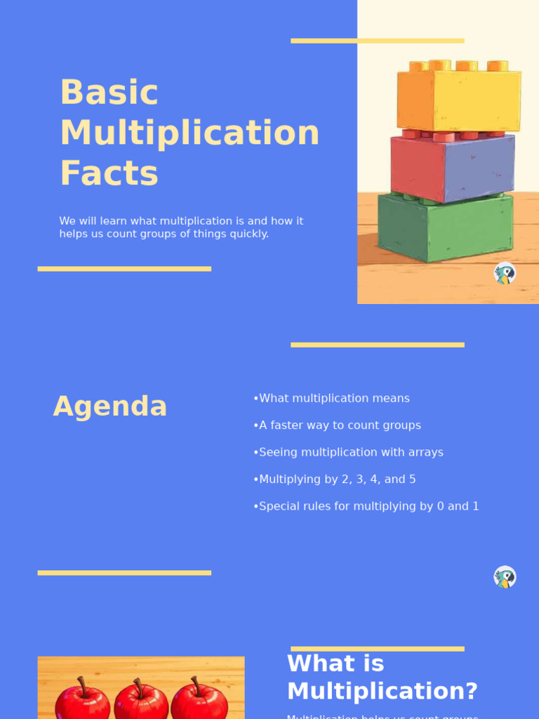 Basic Multiplication Facts | PDF | Multiplication | Abstract Algebra