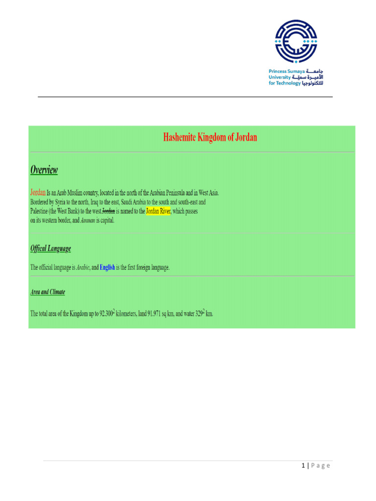 Practice 1 HTML | PDF