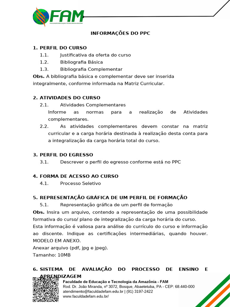 Estrutura e Avaliação do PPC do Curso | PDF | Aprendizado