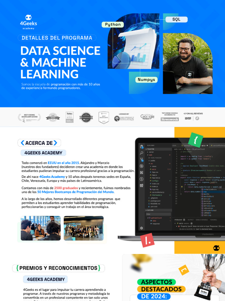 Bootcamp Data Science y Machine Learning | PDF | Aprendizaje automático ...