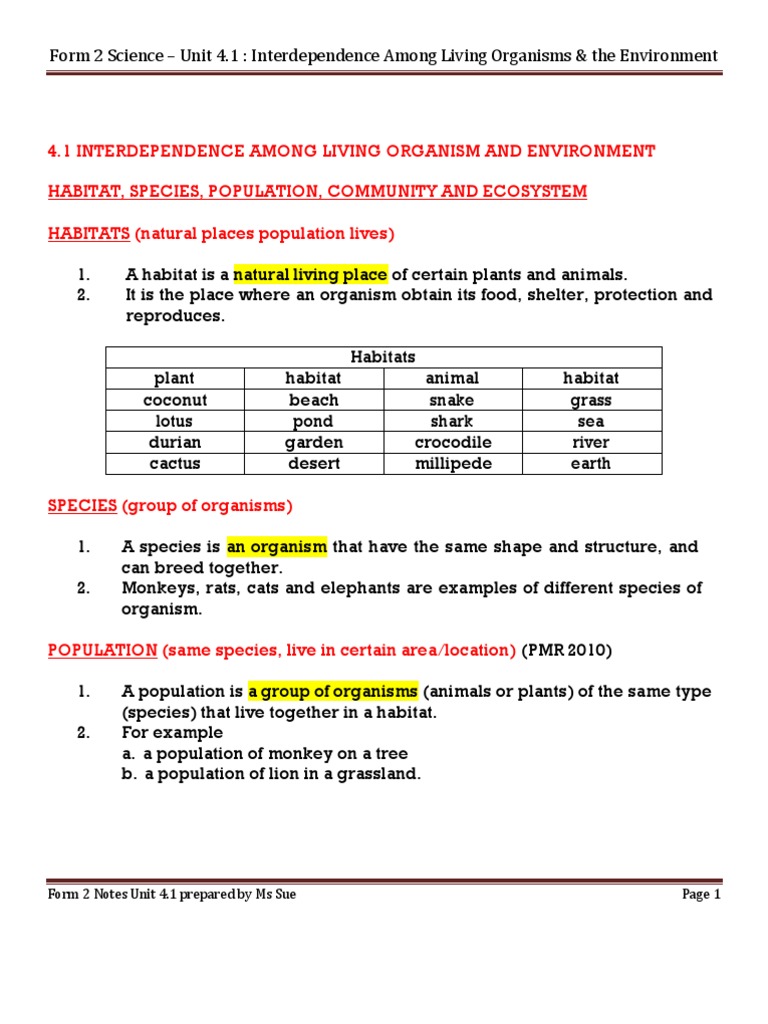 f2 Notes 4.1 | PDF | Social Science | Home & Garden