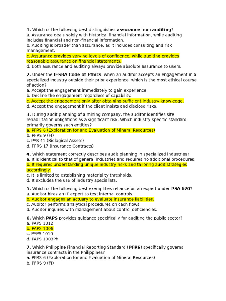 Assurance vs. Auditing: Key Differences | PDF | Insurance | Audit