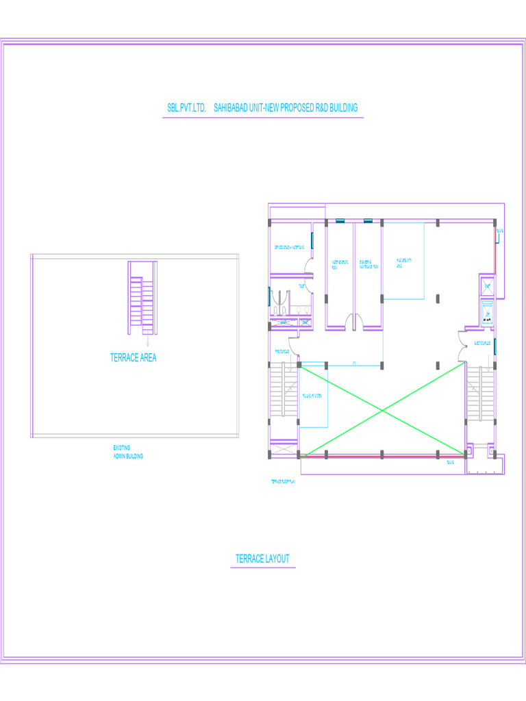 RV4 Terrace Plan - R&D Building | PDF