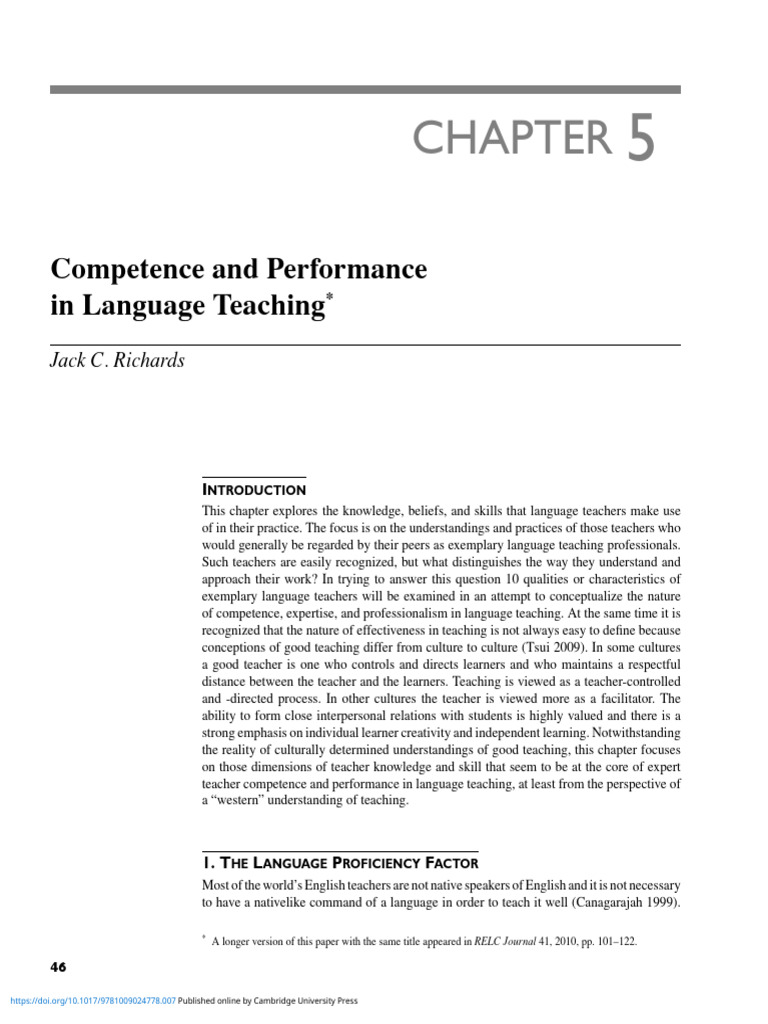 Key Qualities of Effective Language Teachers | PDF | Teachers | Curriculum