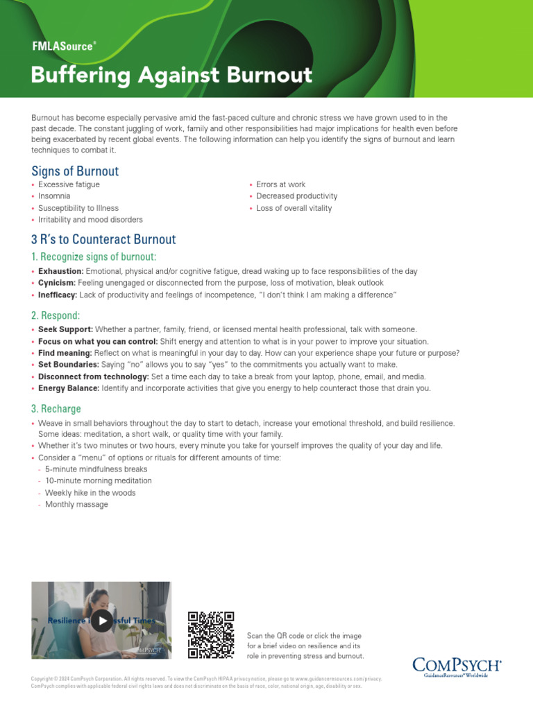 SupportForBurnout 1719235773595 | PDF | Occupational Burnout ...