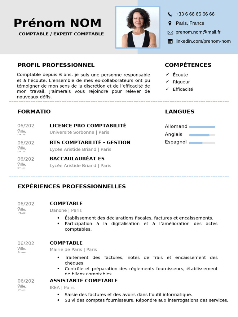 CV Comptable Optimisé à Télécharger | PDF | Microsoft Word | Motivation