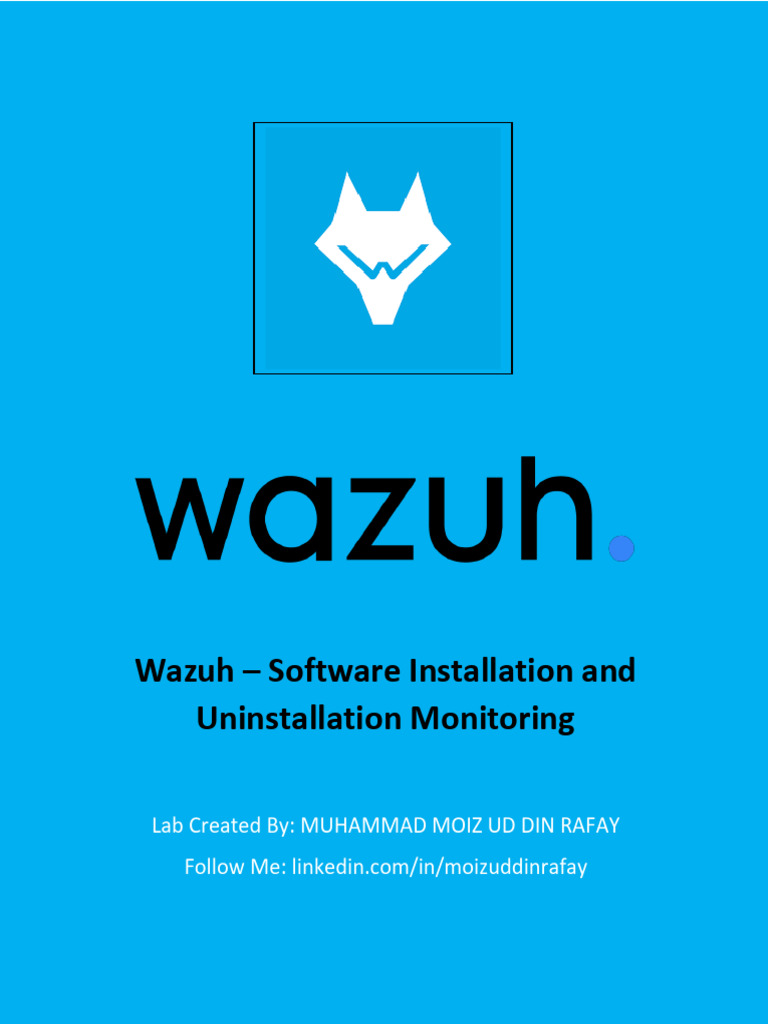 Wazuh Software Monitoring Guide | PDF | Security | Computer Security